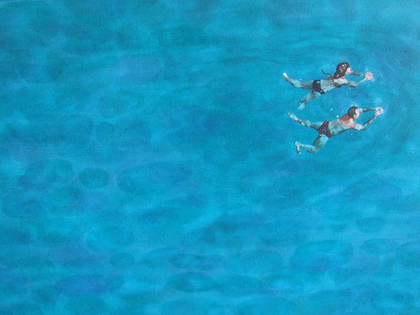 Two Swimmers - Tropea, South Italy